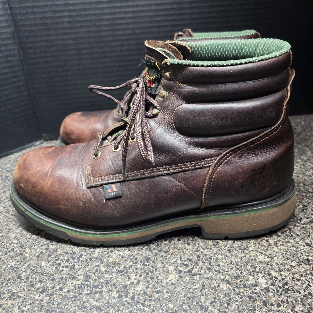 Thorogood Steel Toe Work Boots Men's 11.5 EEE Brown 804-4711 Made In USA